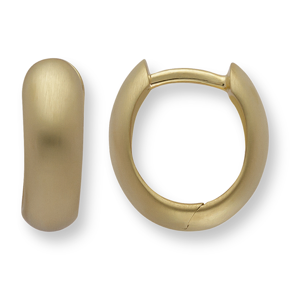 925/- Creole, vergoldet, mattiert