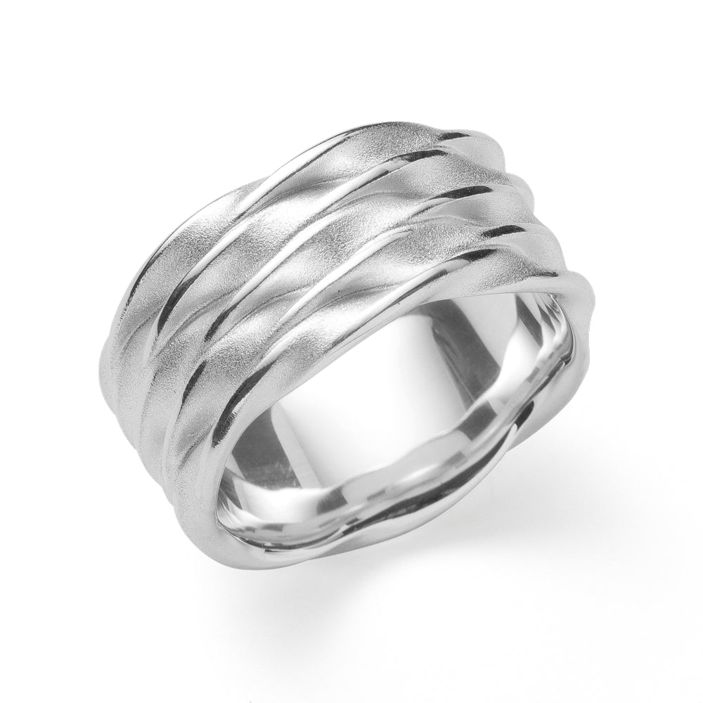 Ring Silver Wave