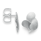 925/- Ohrstecker, kratzmatt