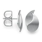 925/- Ohrstecker, mattiert/kratzmatt