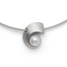 925/-Anhänger,rhodi,matt./pol.,Zuchtperle 3,18ct