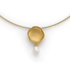 925/-Anhänger,vergoldet,kratzm., Zuchtperle 3,37ct